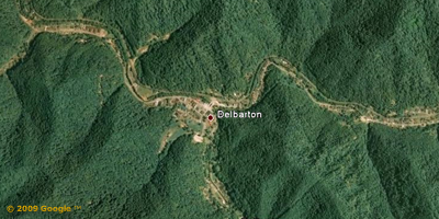 Aerial Image of Delbarton, WV